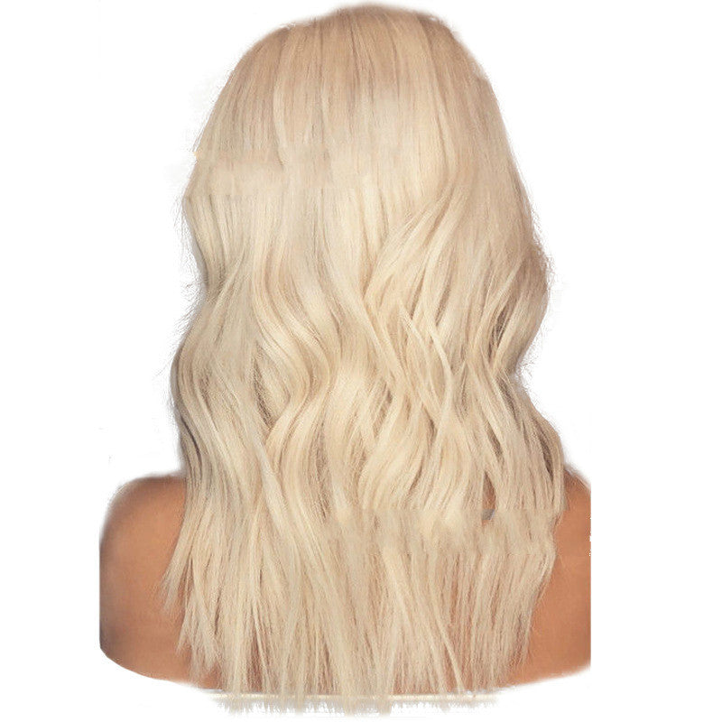 Synthetic front lace wig