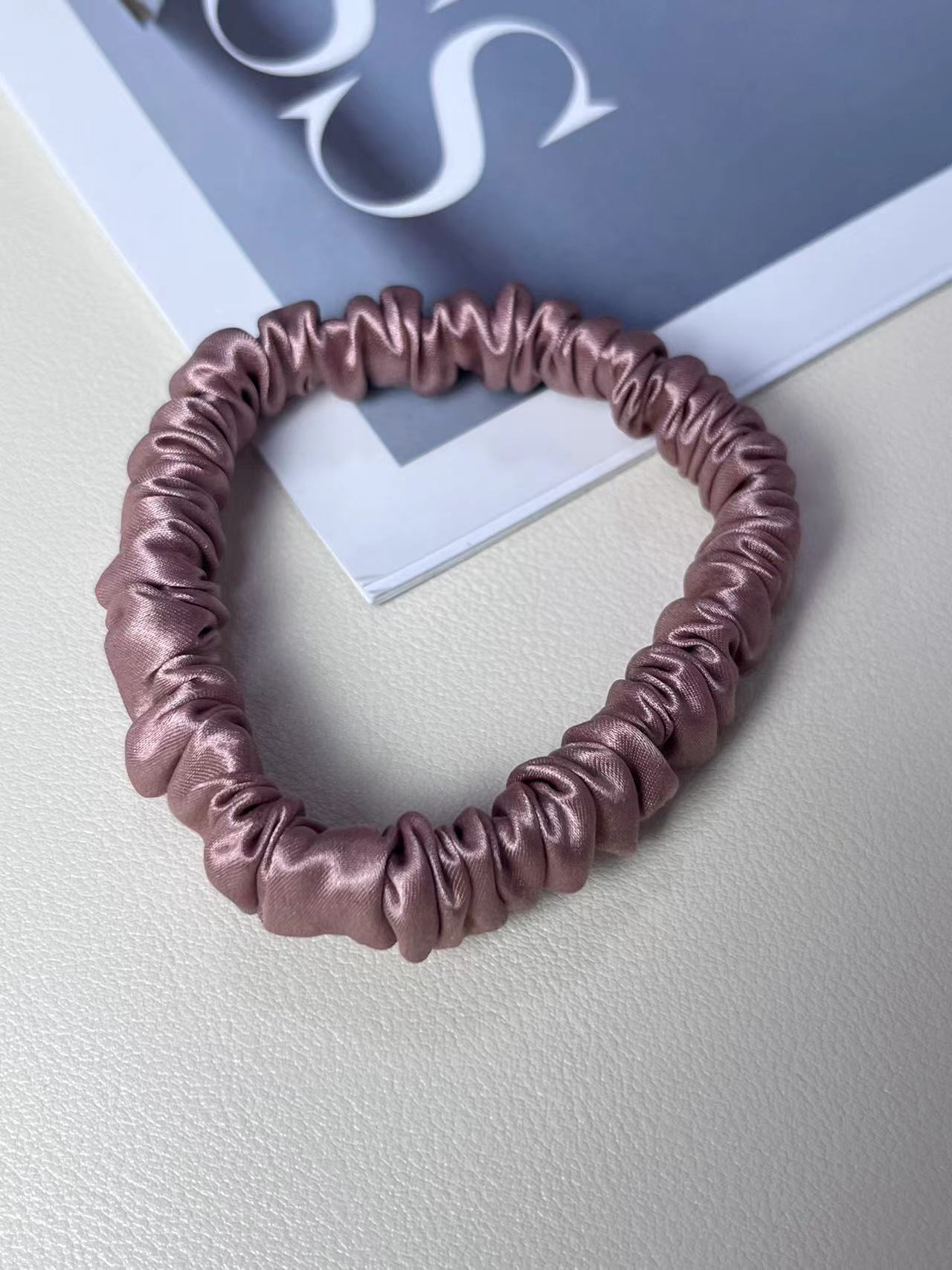 Silk Little Hair Ring Silk Satin Large Intestine Ring Does Not Hurt Traceless Hair Rope