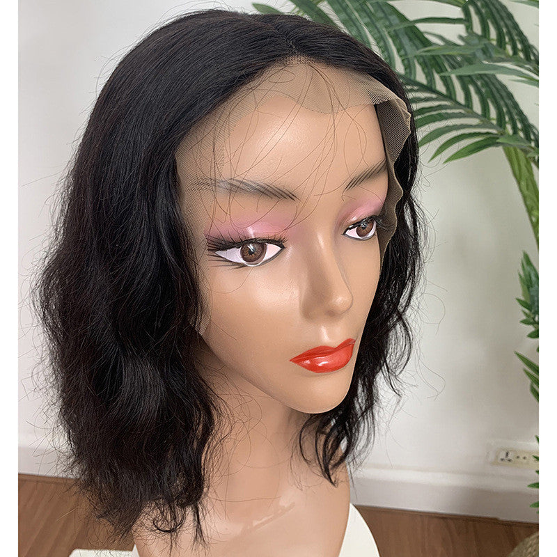 Front Lace Bob Headgear Bobo Head Body Wave Hair Lace Front Wigs