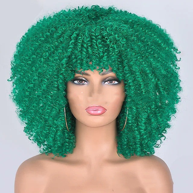 Small Curly Hair Rose Mesh Synthetic Headgear