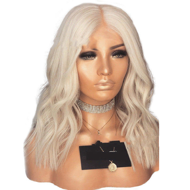 Synthetic front lace wig