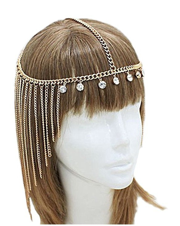 Hair Accessories Female Hair With Long Tassel Head Chain