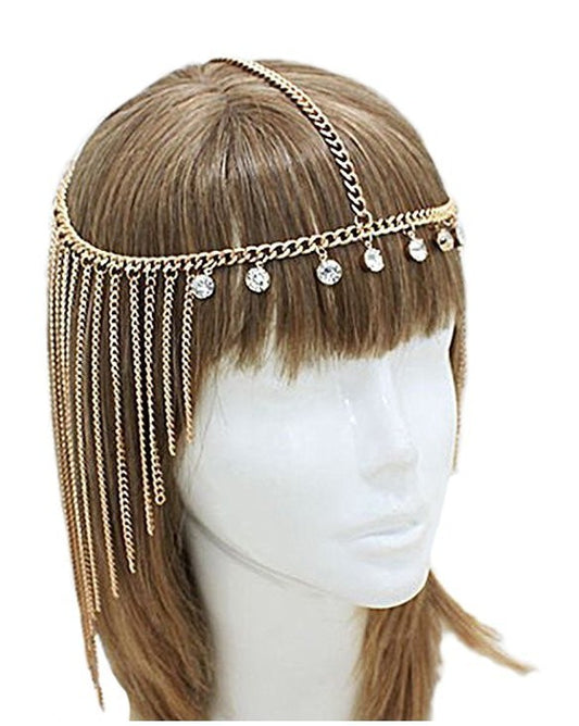 Hair Accessories Female Hair With Long Tassel Head Chain