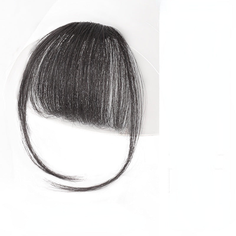 3d Fake Bangs Natural Forehead French Seamless Bangs Wig Piece