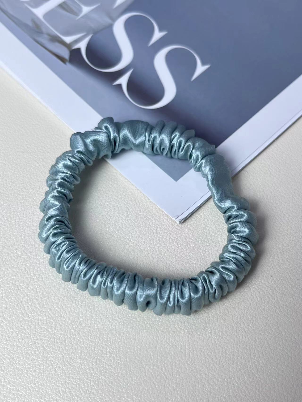 Silk Little Hair Ring Silk Satin Large Intestine Ring Does Not Hurt Traceless Hair Rope