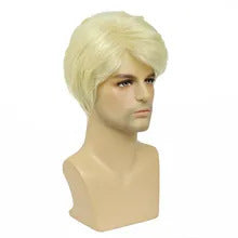 New Men's Synthetic Natural Wig